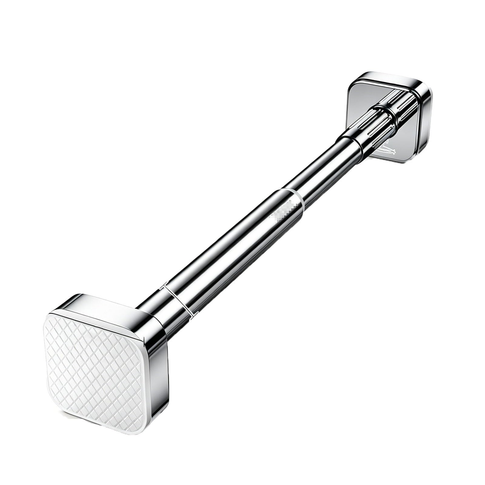 Closet Rods for Hanging Clothes, Tension Curtain Rods, Easy to Assemble and Disassemble, Suitable for Use in Wardrobes, Bay Windows, and Balconies(Silver,100-170cm/39.4-66.9in)