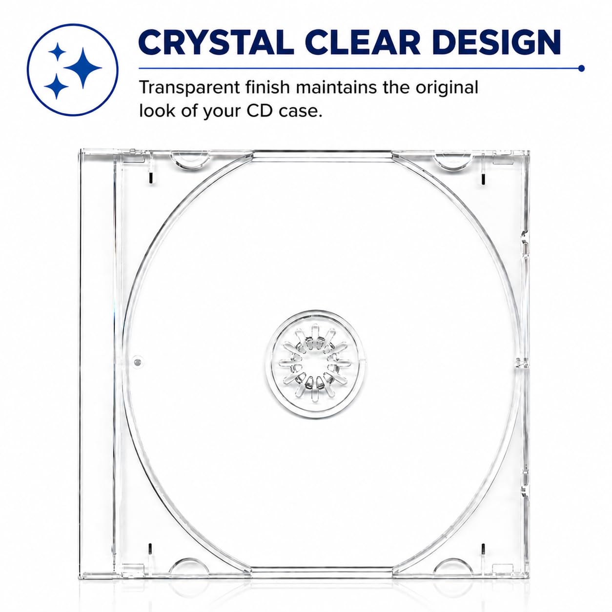 100 x Clear Single CD vassoio Dragon Trading