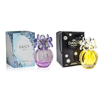 CEROD Secret Plus Daicy Blue and Daicy Black Kit Cologne for Women/Eau de Parfum Natural Spray Vaporizateur 3.4 oz 100 ml / FL1048, FL1031, PMS-6051-KIT