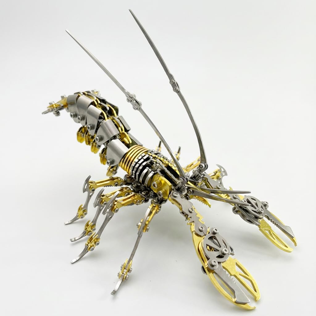 Amazon.com: Fccgear 3D Metal Assembly Model Set Mechanical Lobster