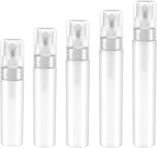 Vin Beauty 5 atomizadores de perfume recargables mini botellas de plástico para viajes Mister pequeñas botellas vacĂas Spritzer envases de muestra Vin Beauty 5 atomizadores de perfume recargables mini botellas de plástico para viajes Mister pequeñas botellas vacĂas Spritzer envases de muestra