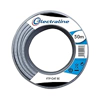 Electraline 101843 Ethernet Cavo di Rete FTP cat5E, 50 m