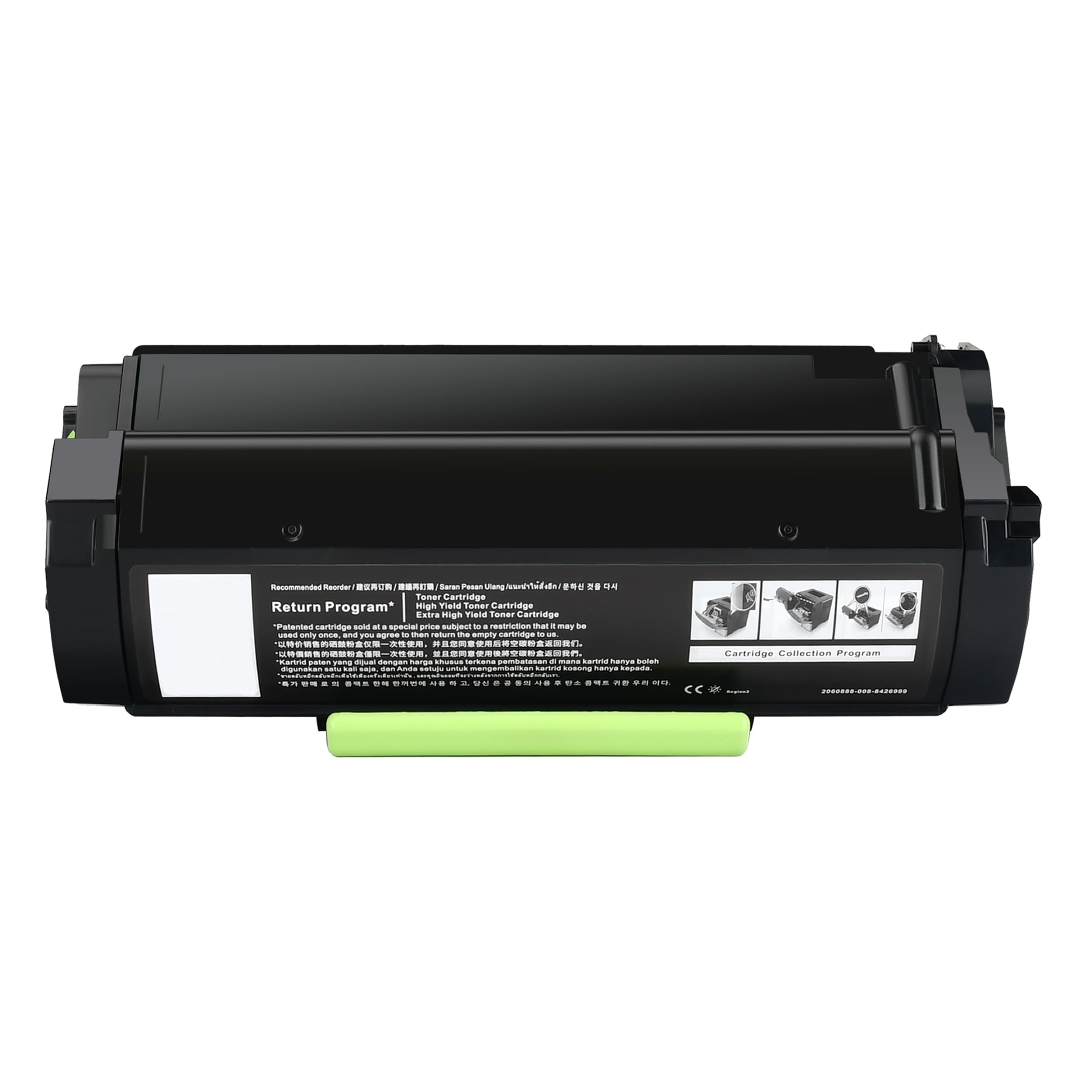 24B6888 - Cartuccia toner di ricambio per stampante laser Lexmark M1242 XM1242, 21.000 pagine, 1 pezzo, colore: Nero
