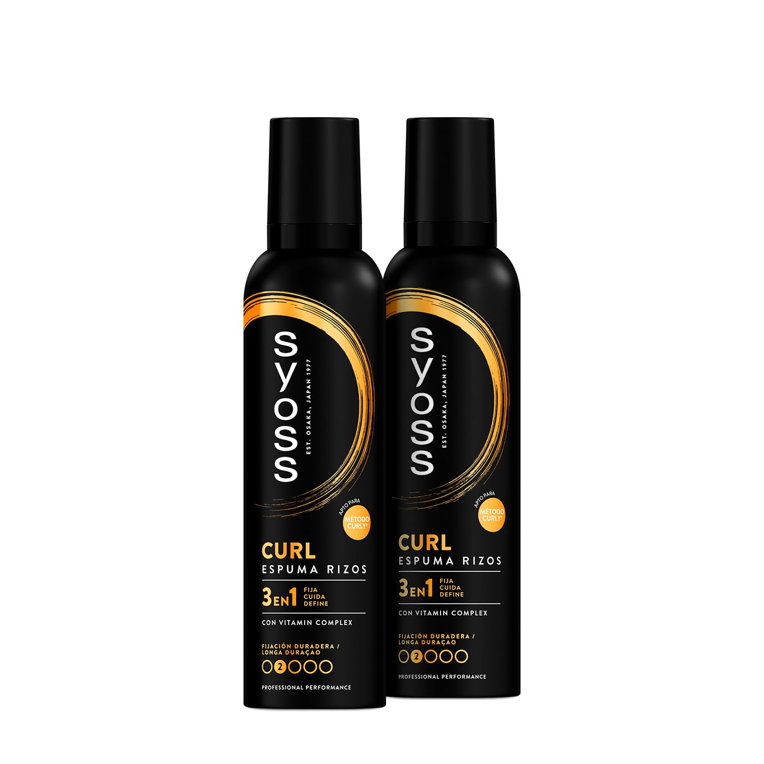 Syoss - Schiuma Riccioli Flex - Ricci perfettamente definiti senza crespo - 2 pezzi da 250 ml - Capelli come appena usciti dal parrucchiere