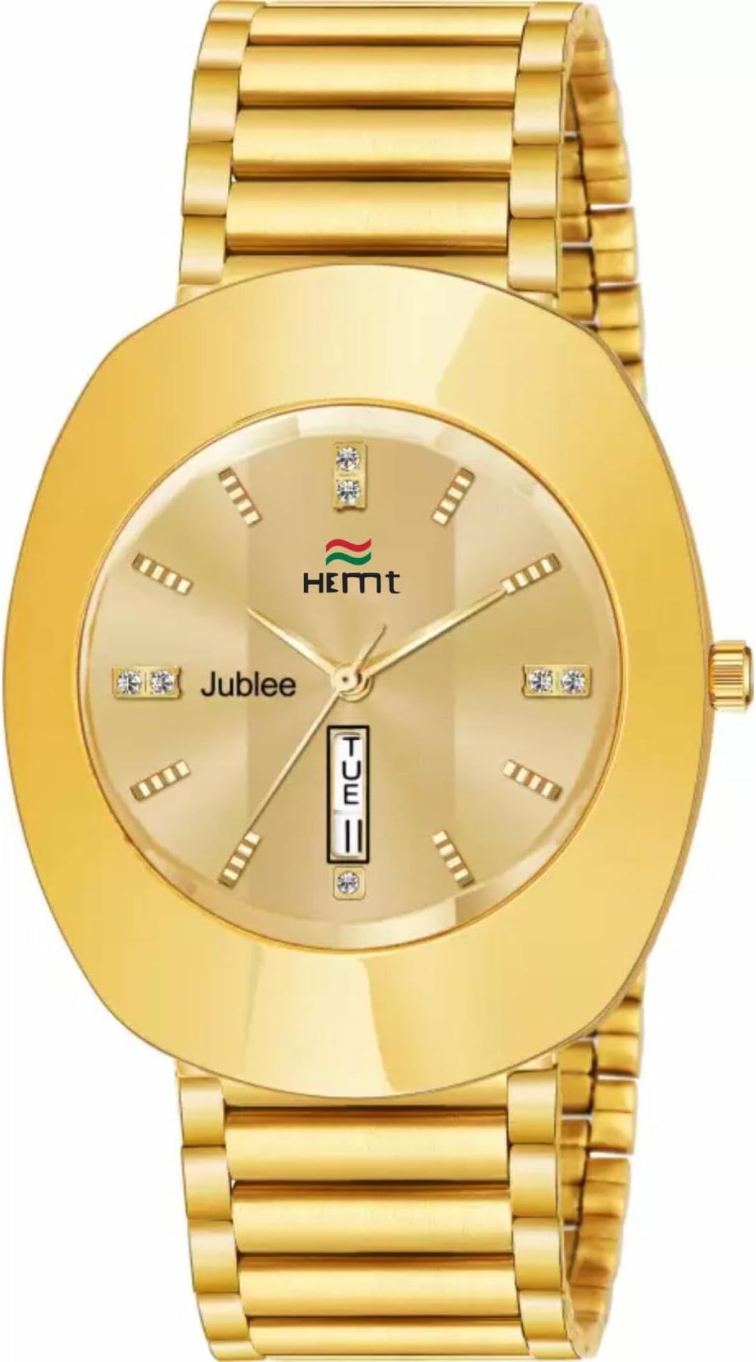 Jublee Golden Day n Date Display-HM-RD-001 Analog Watch - for Men