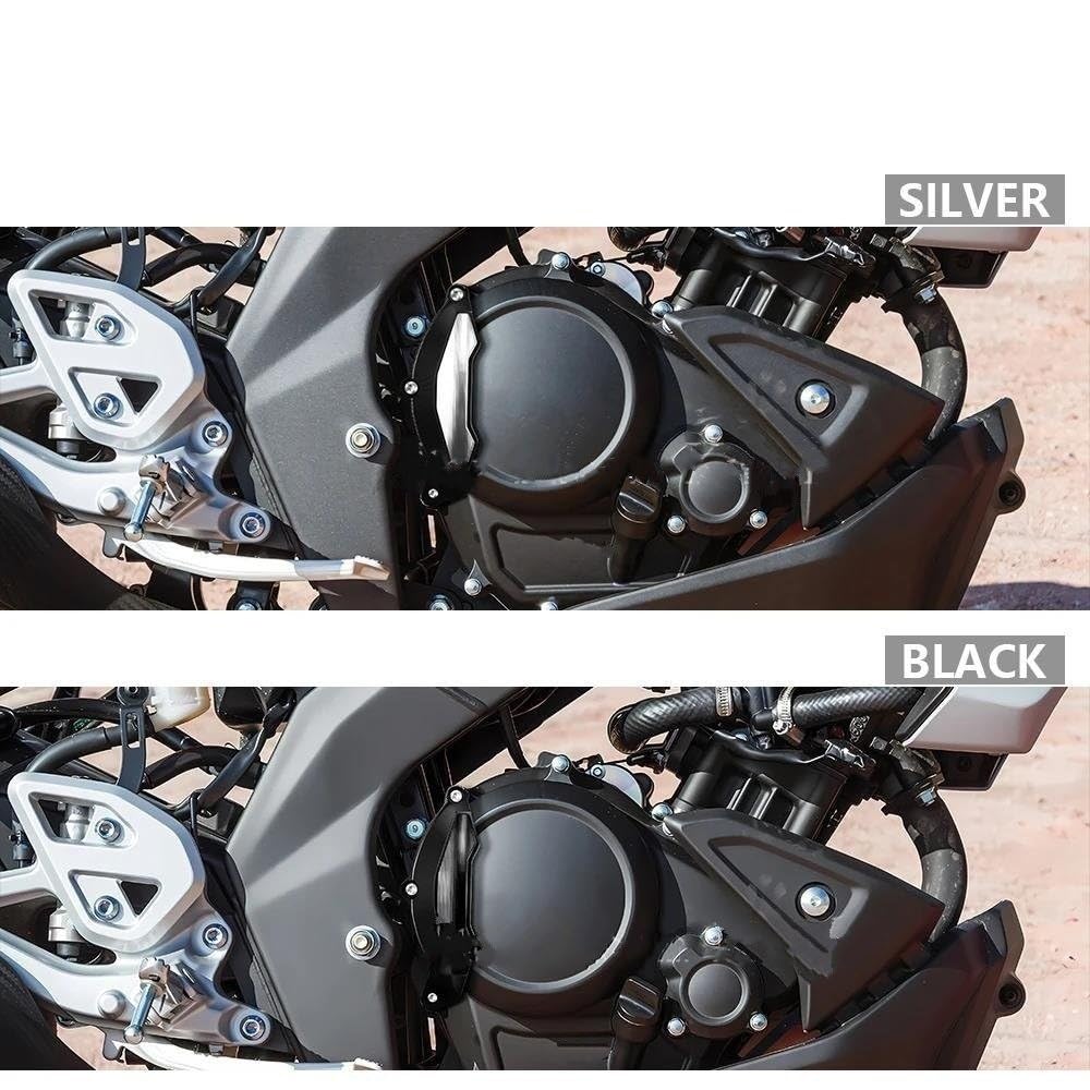 Motorrad Motorschutzbügel Für Yamaha MT125 MT-125 MT 125 15 MT15 XSR125 XSR 125 Legacy 2020 – Motorrad-Motorschutzabdeckung Zylinderschutzabdeckungen(Schwarz)