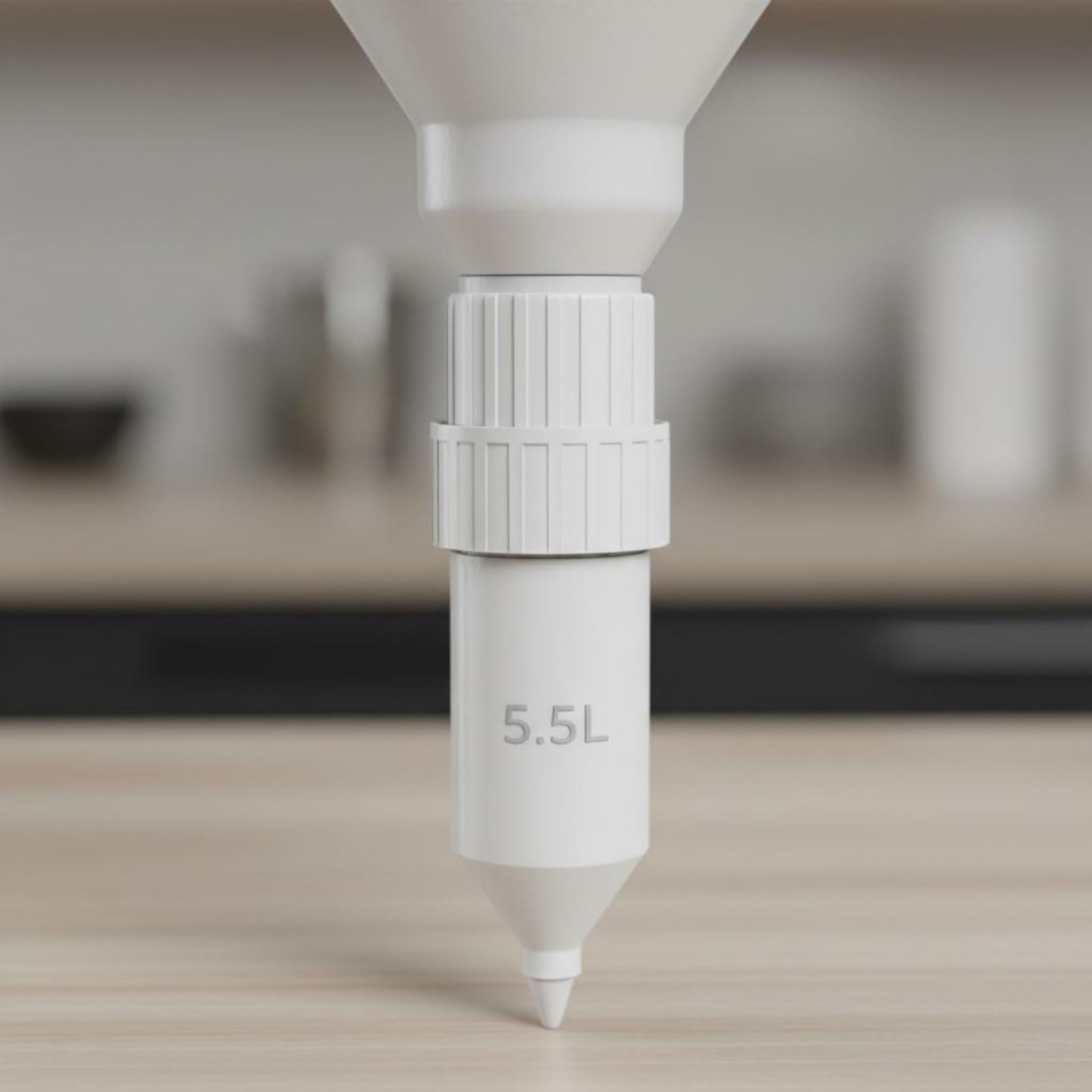 Dispenser di Salse con Porzionatore Preciso Struttura Durevole in Plastica E Metallo Design Sospeso per Ordine Sul Banco Lavoro Adatto a Ristorazione, Barile Quadrato 5,5L