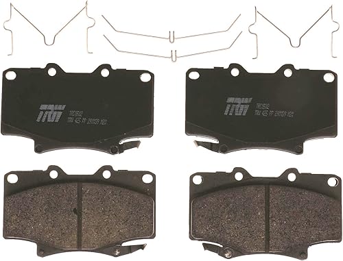 TRW Pro TRC0502 Juego de pastillas de freno de disco para Toyota Land Cruiser 1991-1997, frontal y otras aplicaciones