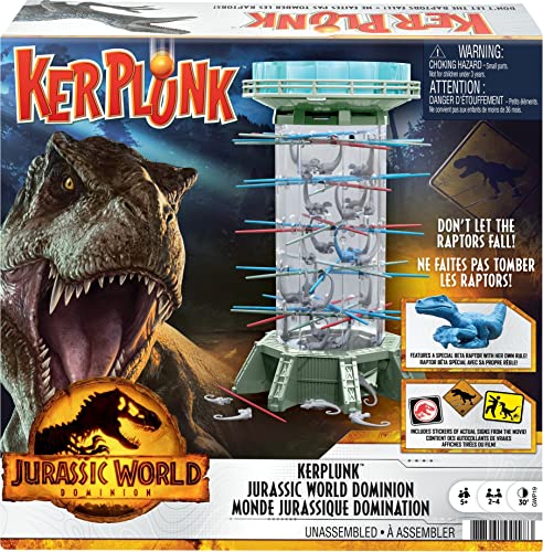 Mattel KerPlunk Raptors Jurassic World Dominion Juego miniatura 5