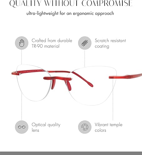 Miniatura 2 de Scojo New York Gels Cat - Gafas de lectura con luz azul, hechas a mano, resistentes a los arañazos, para mujeres y hombres