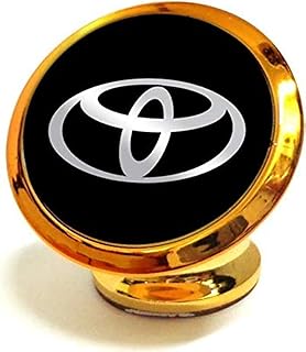Golden Magnetic Car Mount Holder with toyota Logo