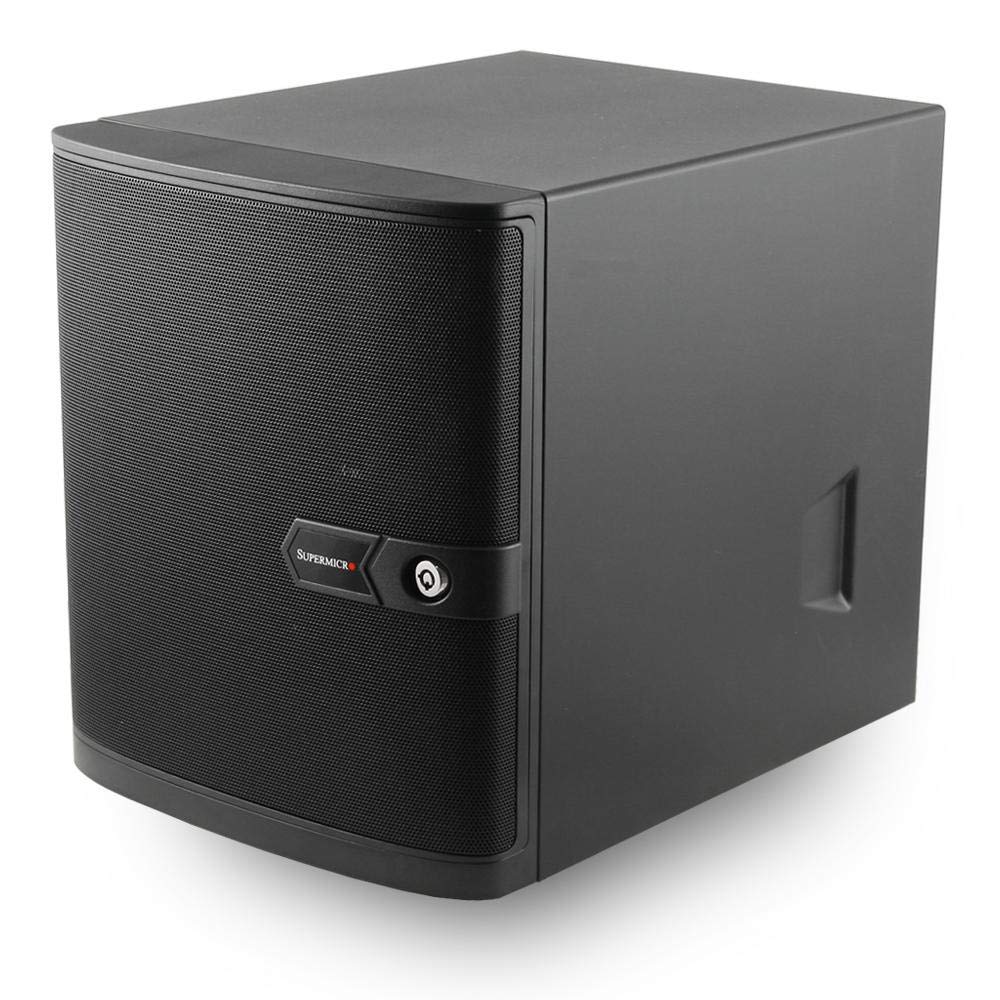 Supermicro SuperChassis CSE-721TQ-350B2 Mini ITX Mini Tower, 4X 3.5 Hotswap Bay, Low Profile PCI Slot