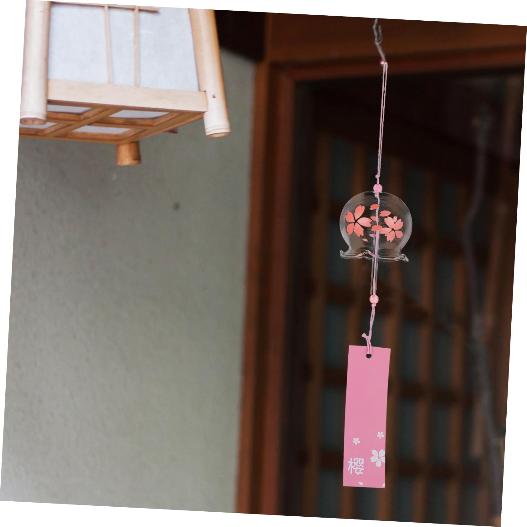 VICASKY 8 Pezzi Campanelli Eolici in Vetro Giapponese Decorazione da Appendere per e Casa Compleanno Resistente e