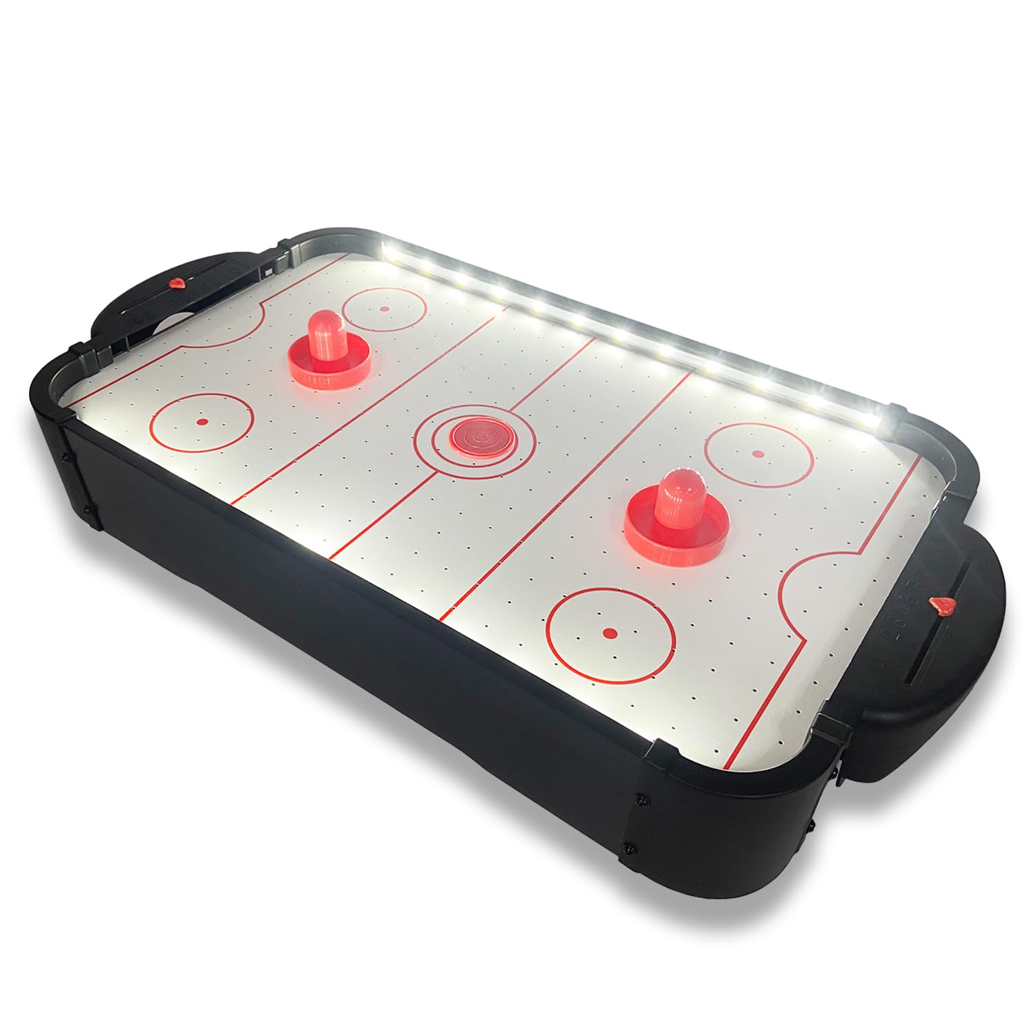 Mad Monkey Mini Juego de Hockey de Aire con Luces LED para Niños y Adultos