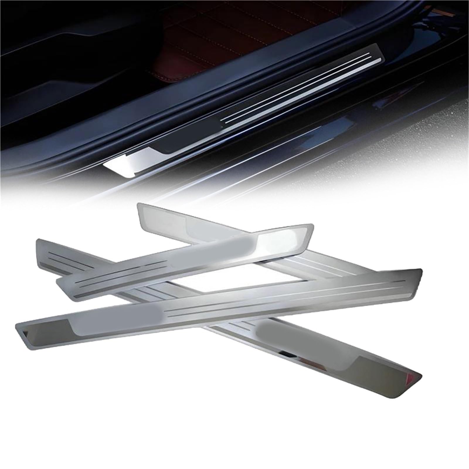 Seuil de porte pour V&W Jetta 2012-2020 accessoire acier inoxydable durable