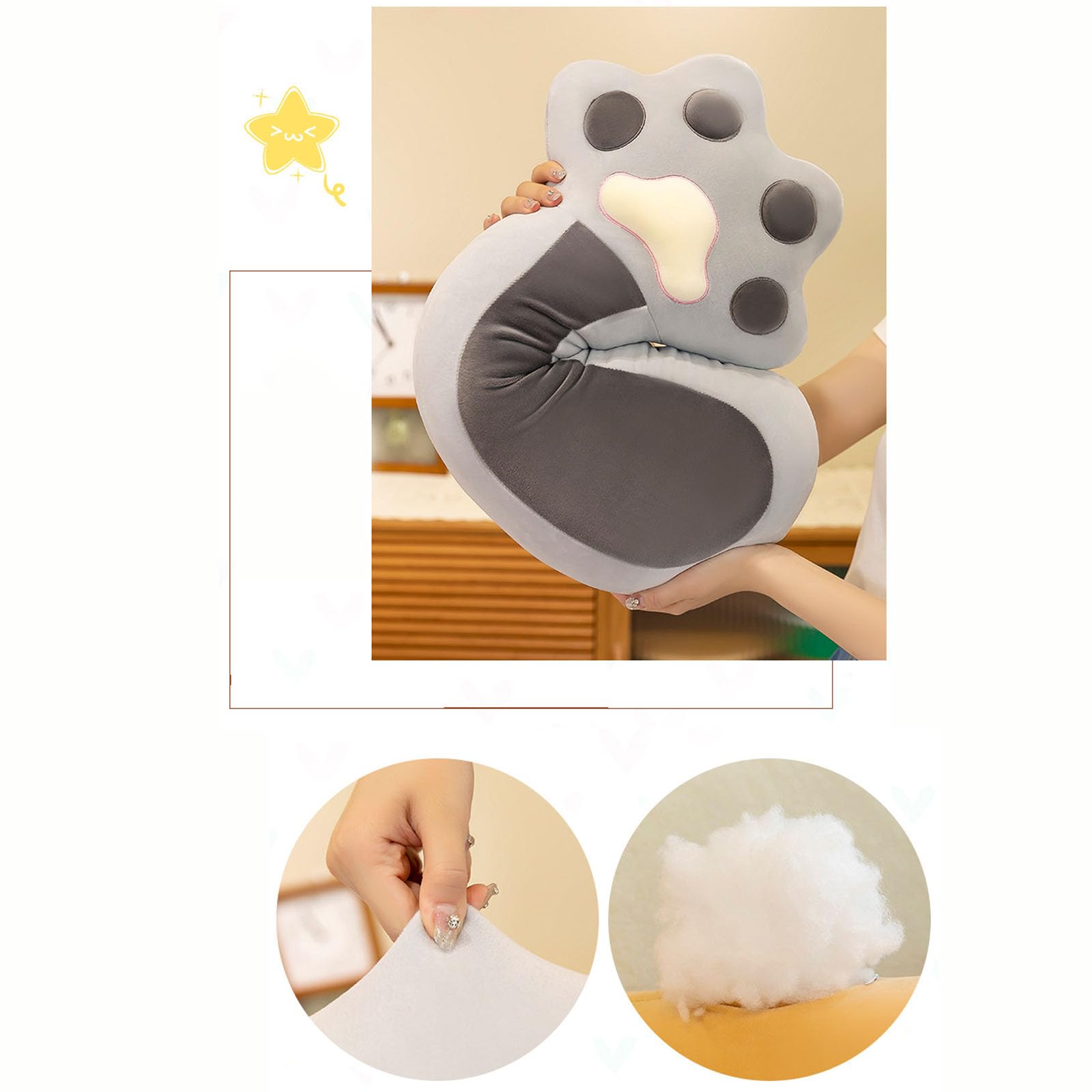 Katzenpfoten Plüschkissen Long Cat Kissen Katze Pfote Gefülltes Tier Langer Körper Werfen Katzenpfoten Stofftier Süße Katze Plüschspielzeugkissen für Teenager Kinder Kinder Feier (110cm,Rosa)