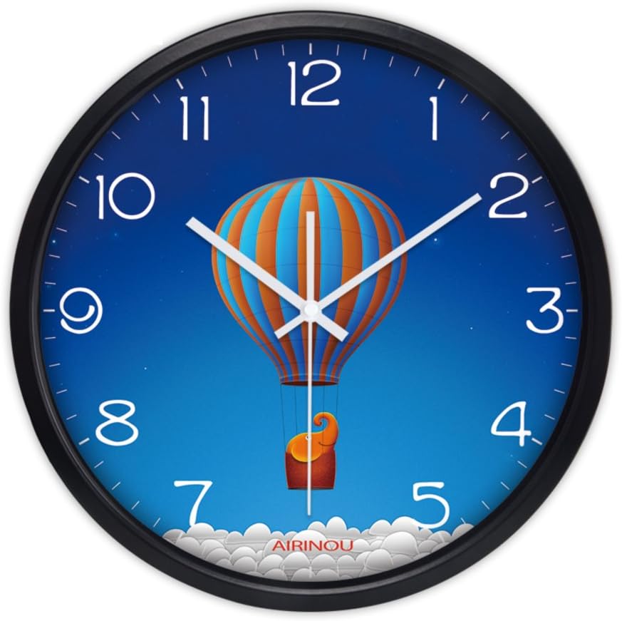 Round creative living room wall clock/ character bedroom