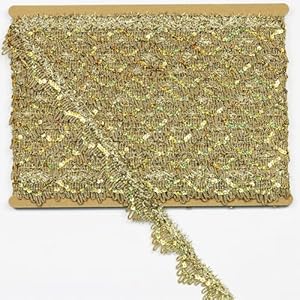 Kergaen Gold Paillettenband 9,5 mm YTM10012