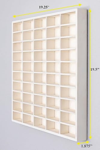 Miniatura 2 de Rustic Roots Estante de exhibición para automóvil, soporte de pared de madera para ruedas calientes, caja de cerillas y funda fundida a presión para