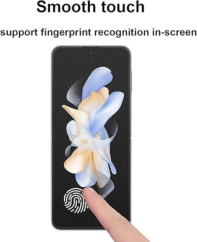 Miniatura 3 de 3 juegos de 12 piezas de protector de pantalla diseñado para Samsung Galaxy Z Flip 4, 3 protectores de pantalla mate exterior y 3 protectores de