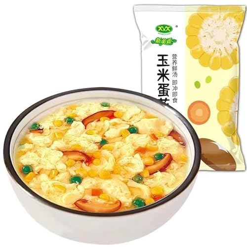 【新?蔬菜?】 ?干蔬菜? 即食玉米羹 新鮮野菜スープ フリーズドライ野菜スープ6g/袋 即席コーンスープ 紫菜菠菜? 速溶代餐早餐 ??野菜? 海苔ほうれん草スープ 代食朝食 栄養野菜スープ おかず 中華料理 おいしい軽食 配菜 美味小吃 カジュアルなお