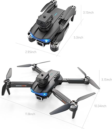 Miniatura 7 de Dron con cámara dual para principiantes, cámara 1080P Drone para adultos y niños de 8 a 12 años, apto para principiantes con 1 tecla de
