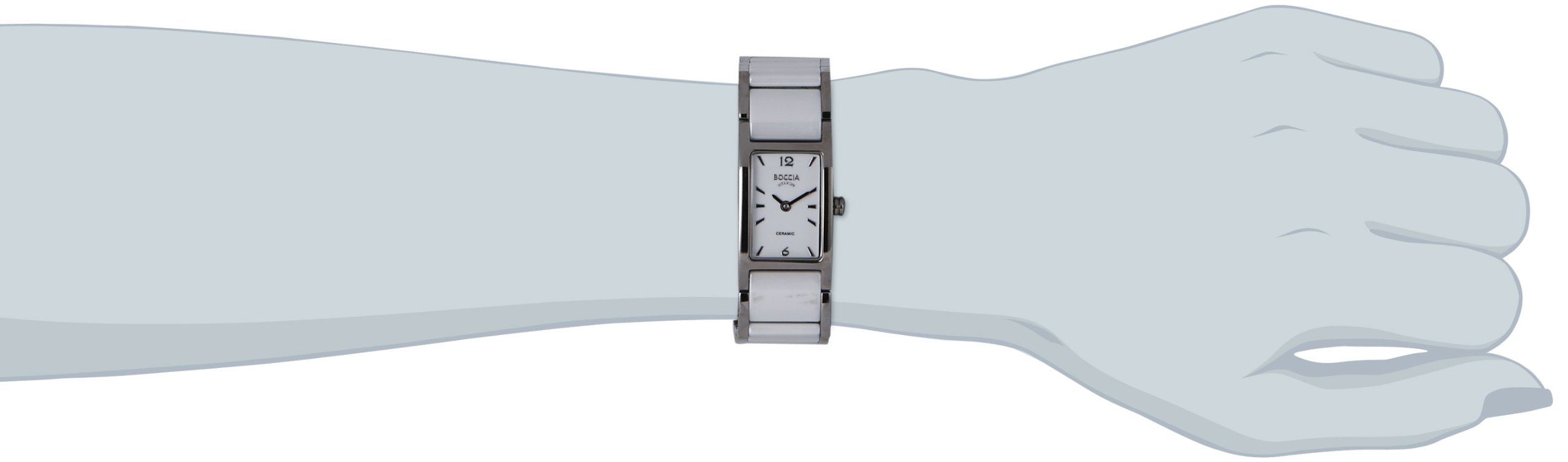 Boccia Damen-Armbanduhr Ceramic Analog Verschiedene Materialien 3201-01