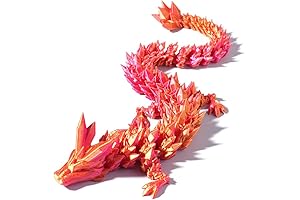Articulated 3D Printed Dragon: The Perfect Dragon Decor for Adults