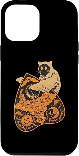 iPhone 14 Pro Max Gato Negro Ouija Spirit Board Wicca Witch Craft Halloween Case