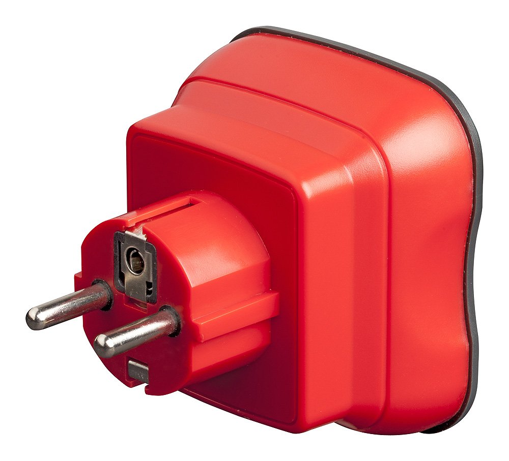 Benning SDT 1. Steckdosentester (Prüfung von Schutzkontaktsteckdosen, Prüfart 2-polig, Spannungsmessbereich 230 V AC, Klingenlänge 17 mm) 20053, schwarz, grau und rot