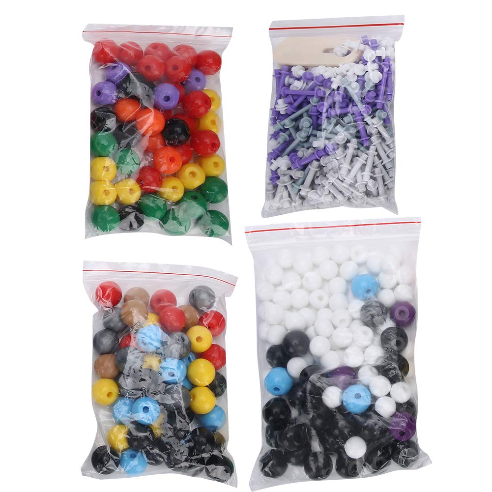 Kit de modelo molecular para química orgánica, construcción de estructuras de ácido metano, herramientas educativas para estudiantes y profesores
