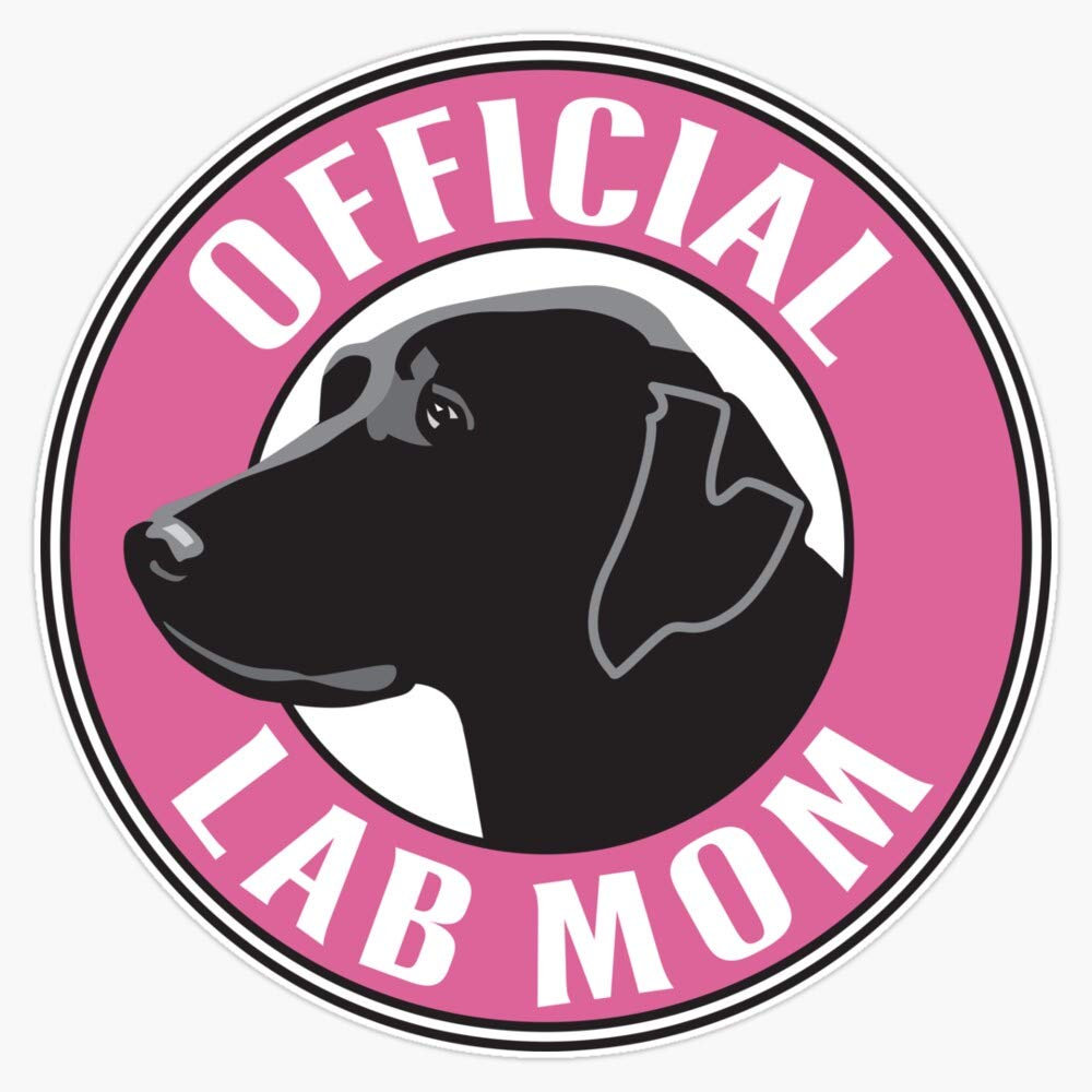 Official Lab Mom Vinyl Waterproof Sticker Decal Car Laptop Wall Window Bumper Sticker 5"