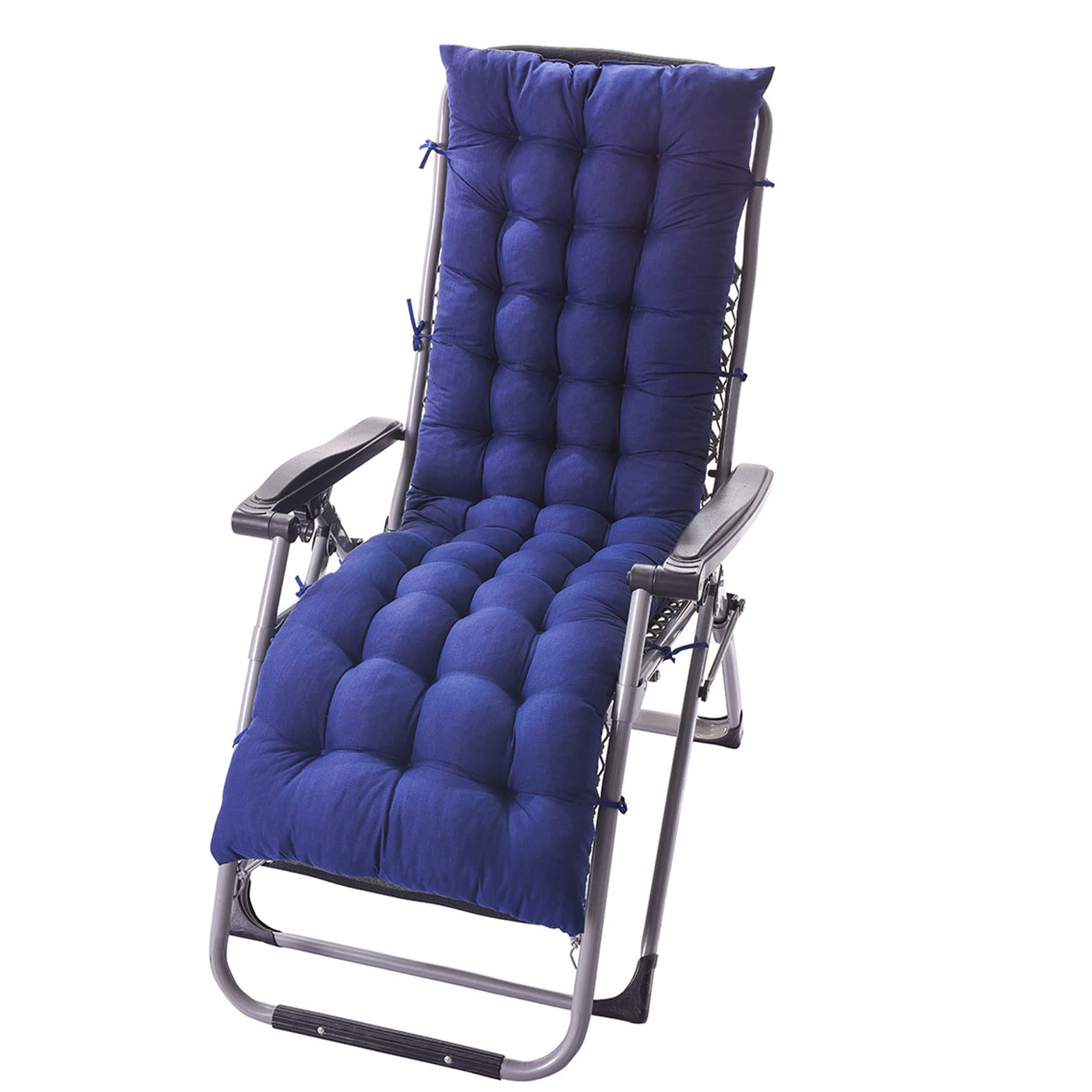 Giardino Reclinabile Cuscini Cuscino per Sdraio Cuscini per Interni/Esterni Cuscino per Divano a Dondolo per Giardino (Light Blue 61inch)