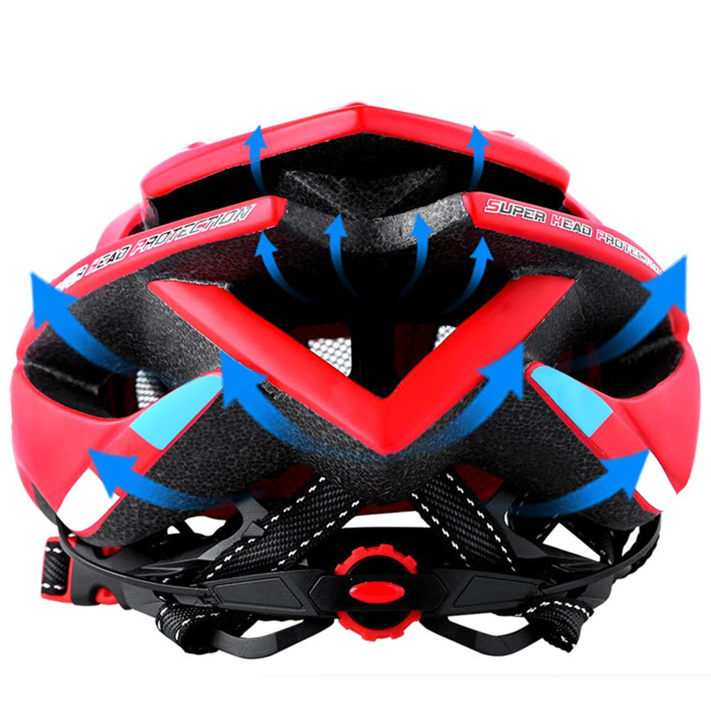 Casco da ciclismo di sicurezza, leggero, EPS PC, copertura per strada e