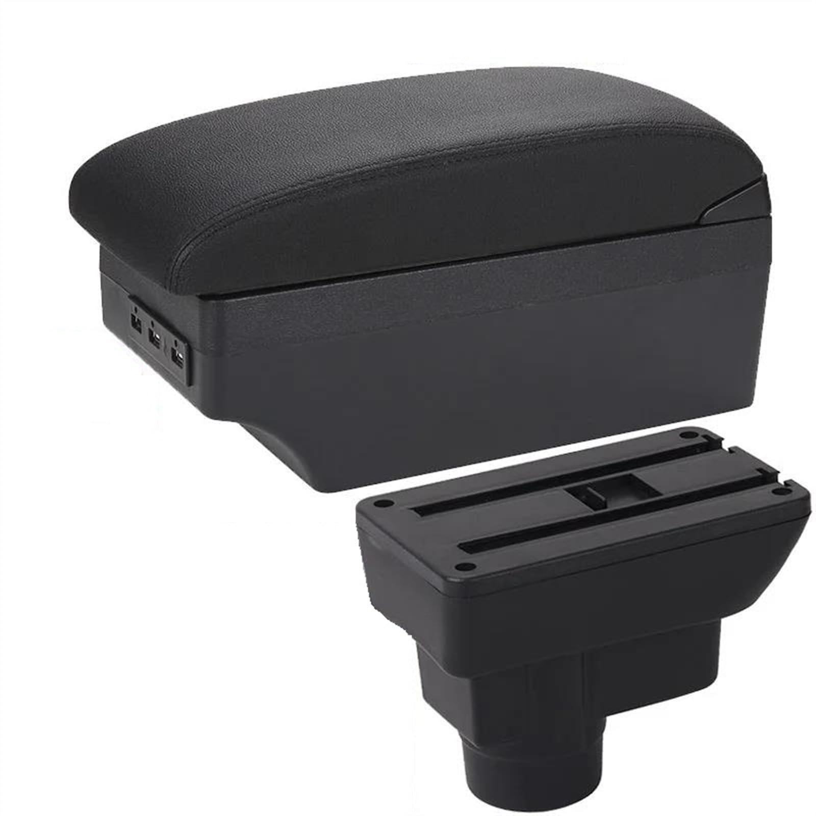 YSDSLS Armrest Box With Multifunctional Support PU Cushion Car Interior Modification Accessories For Corsa D
