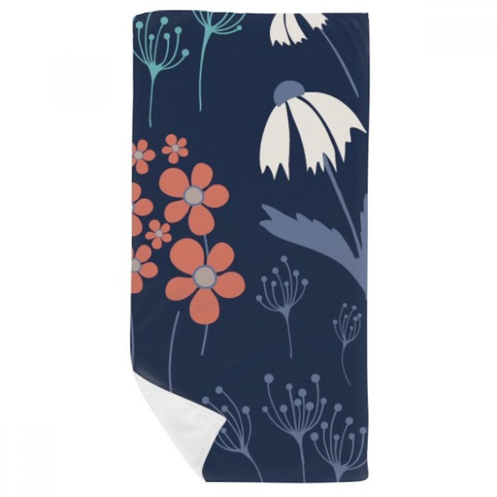 Serviette de bain en peinture végétale au toucher doux pour le soin du visage