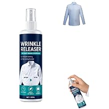 Instant Wrinkle Releaser Spray, Wrinkle Releaser and Refresher Fabric Spray, Wrinkle Release Spray Travel Size, Safe on Linen & Cotton 1pcs