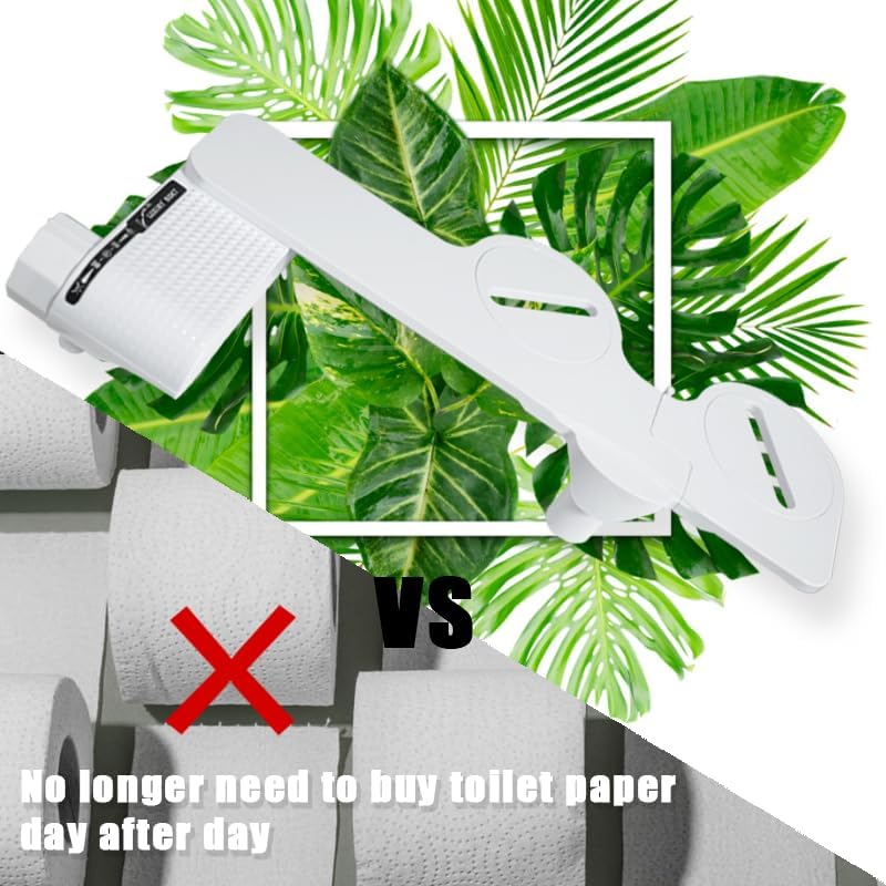 Miniatura 2 de Bidé, accesorio de bidé para inodoro, bidé de agua dulce no eléctrico con boquilla autolimpiante, fácil instalación en el hogar