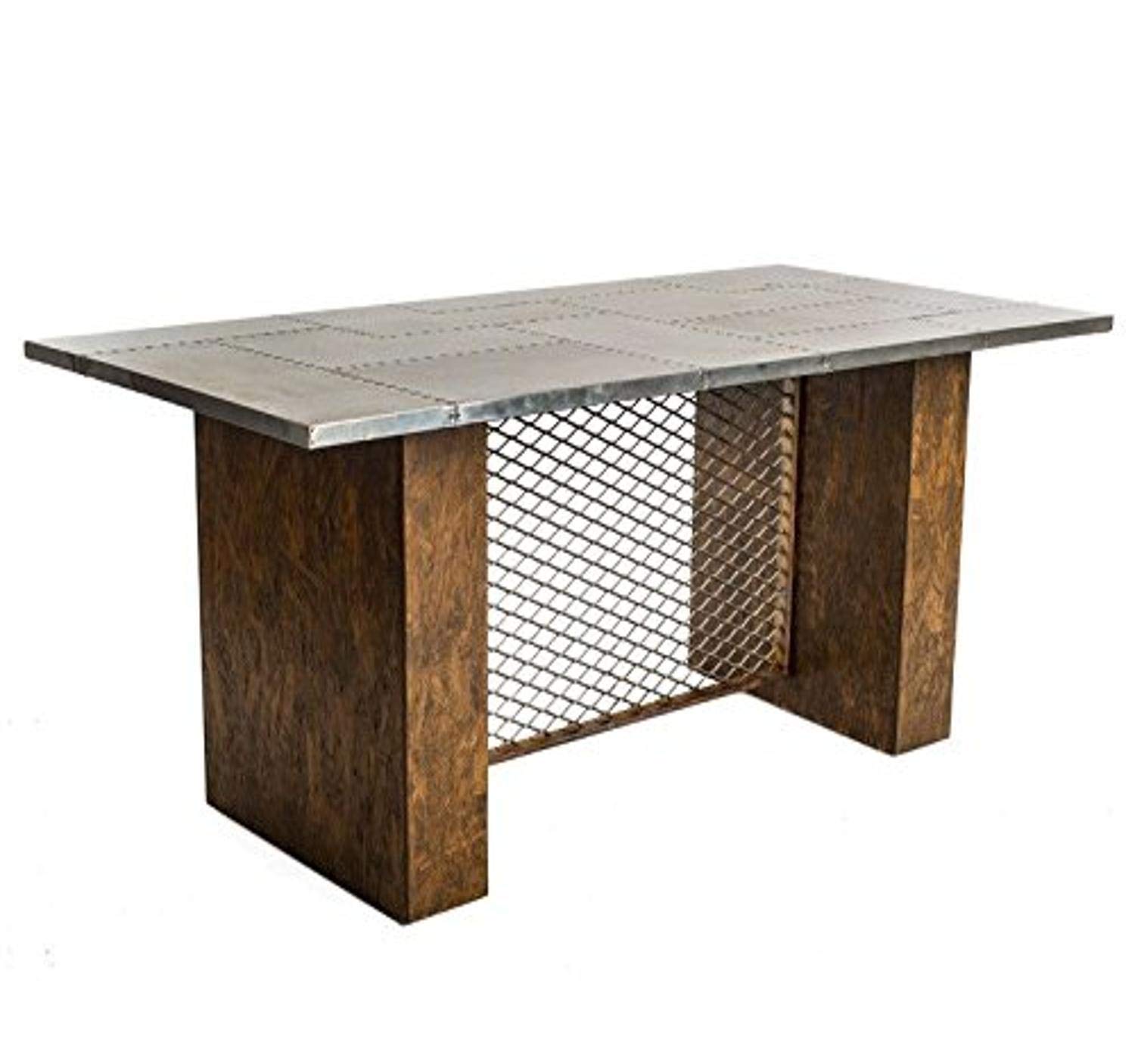 Rustic Conference Table, Brown