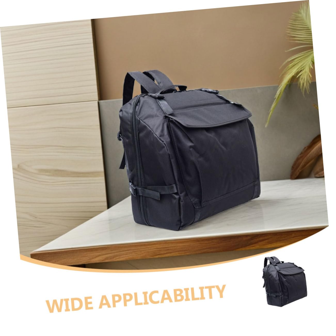 SUPVOX Borsa Per Fisarmonica Da Bassi Custodia in Tessuto Supporto Con Tasche Per Accessori Musicali Nera Leggera e Portatile Per Trasporto