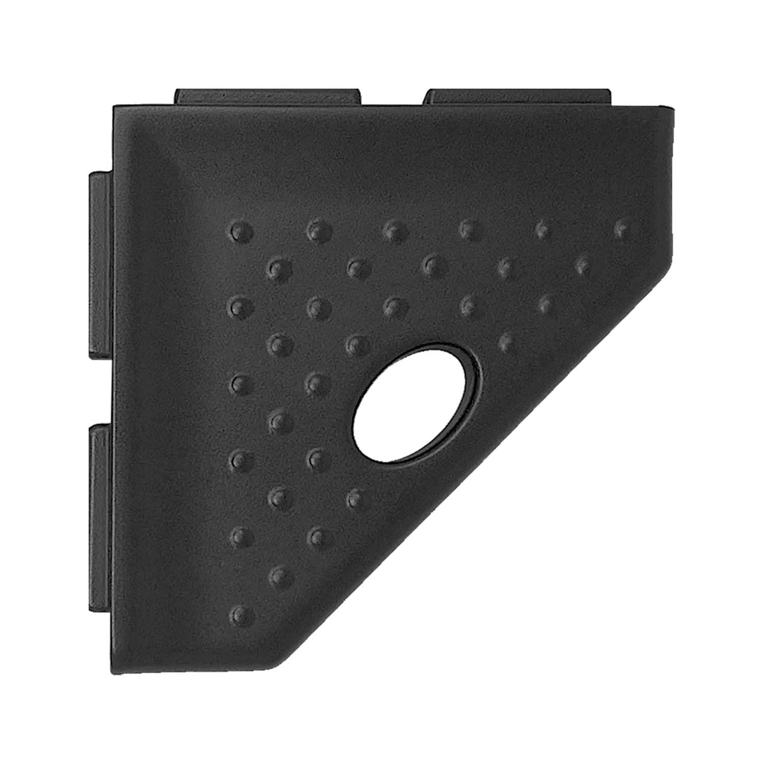 Questech 5 Corner Shower Footrest Lugged for New Construction Shaving Shelf for Inside Shower Bathroom Storage Corner Caddy