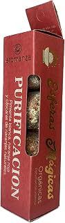 Organic Magic Incense Balls 4 u – Purification | Red Orange, Neroli & White Petals with White Pepper & Sweet Wood | Energy Cleansing & Renewal Incense for Mind, Body & Spirit – Aromanza