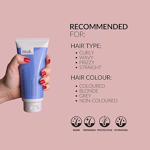 Miniatura 5 de MUK. Tratamiento Reparador Intenso para el Cuidado del Cabello - 6.8 fl oz