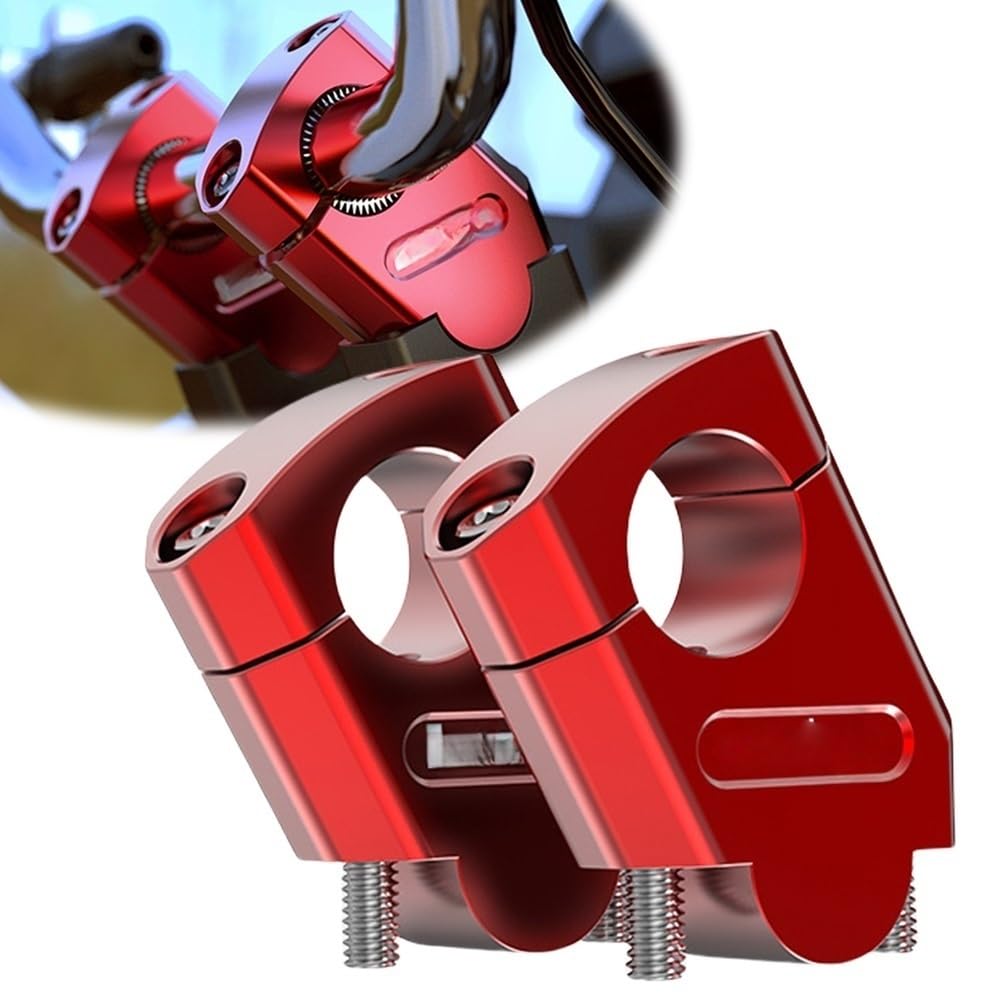 1 Para Podstawek Na Kierownicę Motocykla Podstawki Motocyklowe Ze Stopu Aluminium Uniwersalny Adapter Zaciskowy 28 Mm 22 Zacisk Wspornika Kierownicy