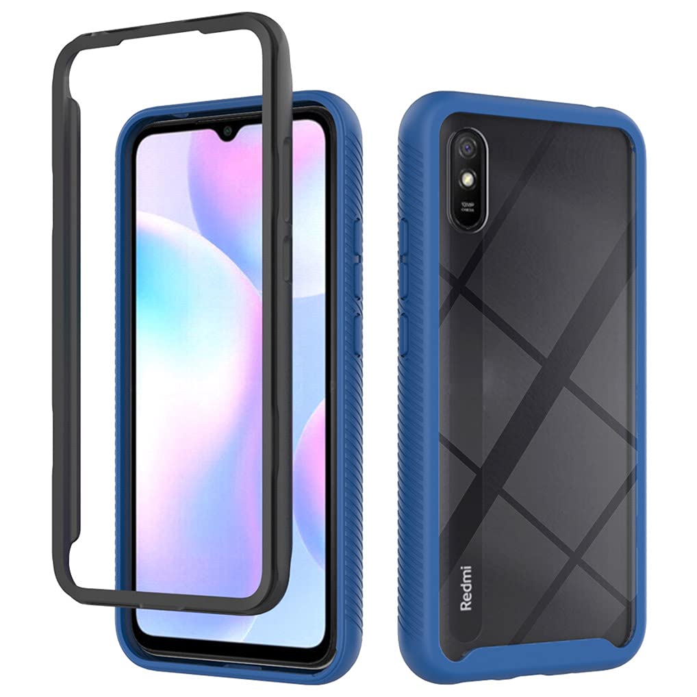 Custodia con cinturino per Xiaomi Redmi 9A, bumper in TPU a fantasia, custodia protettiva con cinturino