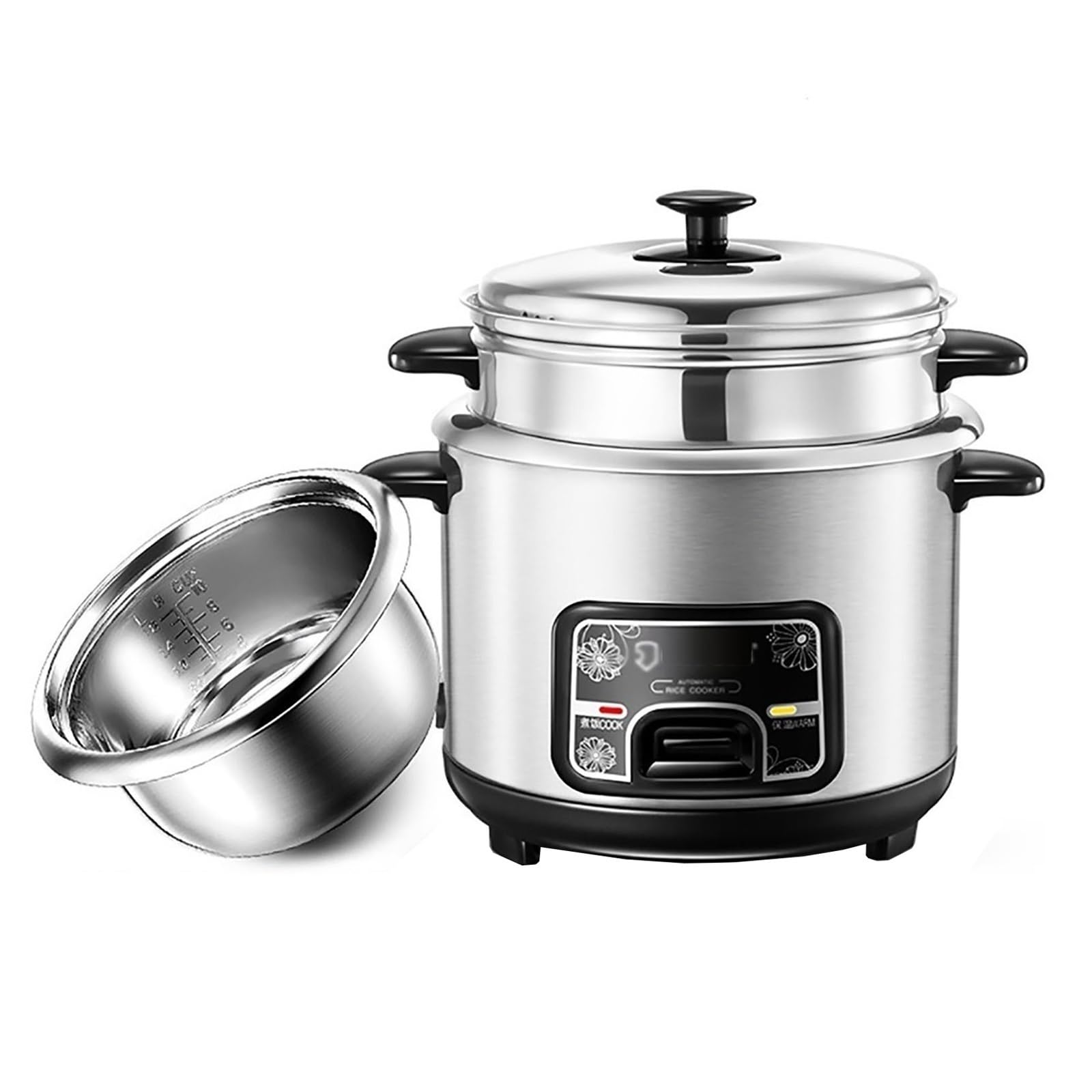 Olla arrocera (2-5L) Olla arrocera multifunción for el hogar con olla interior de acero inoxidable 201, pequeños electrodomésticos con capacidad for entre 1 y 7 personas 220-240V US/EU(5L)