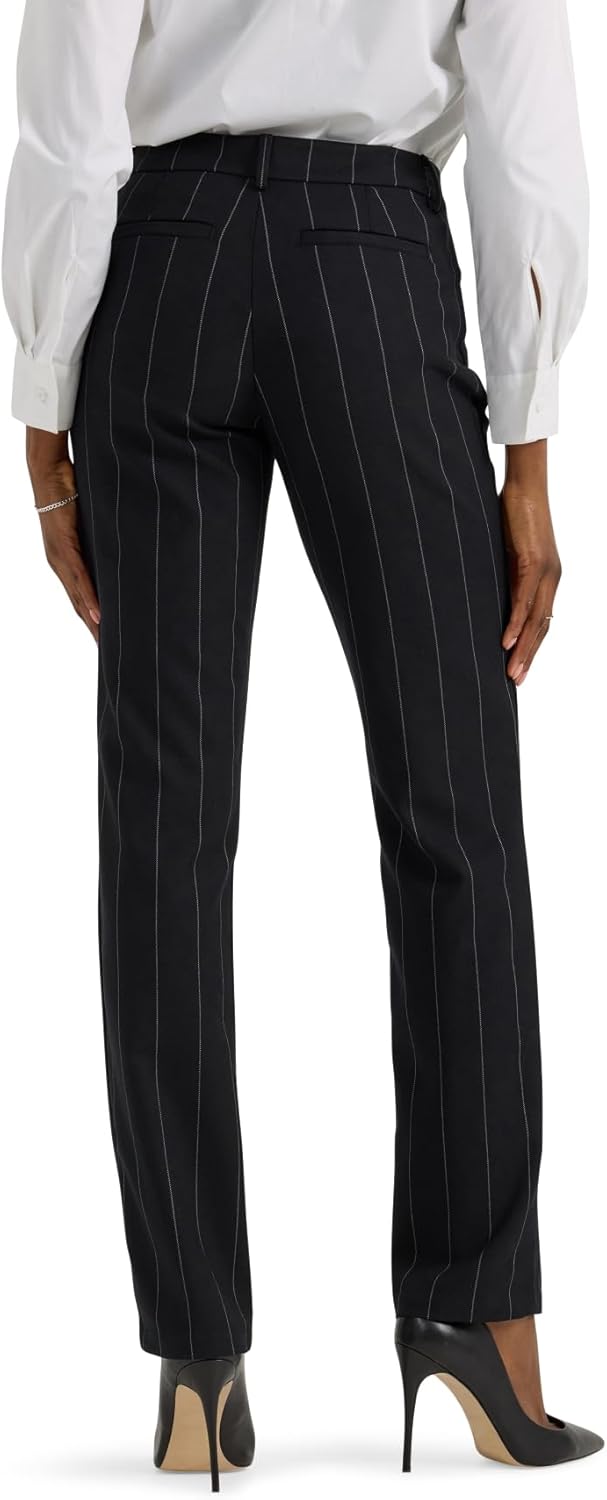 Lee Women’s Wrinkle Free Relaxed Fit Straight Leg Pant