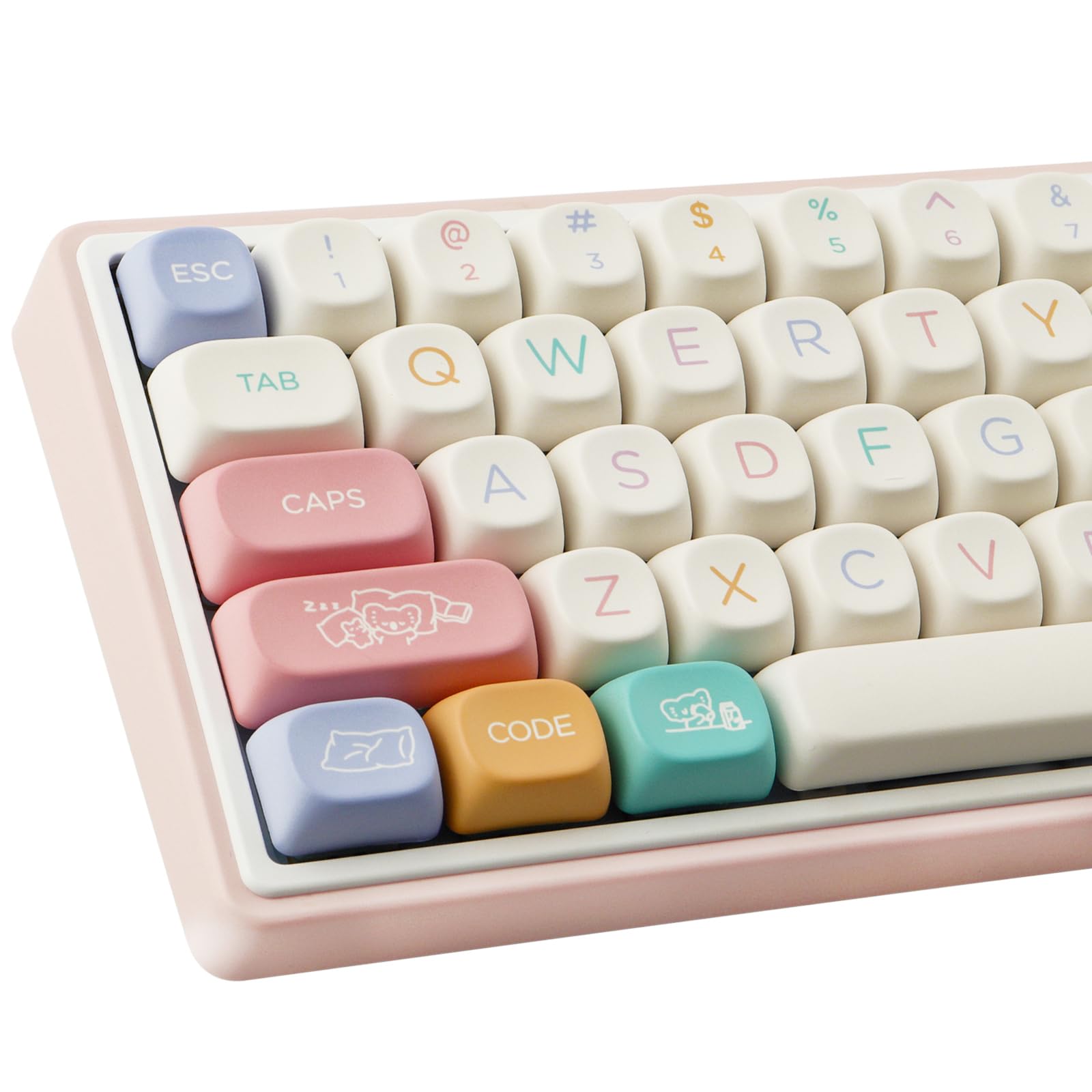 Tsungup Lot de 126 touches personnalisées en PBT 60, 65, 75 %, Dye-Sub pour claviers mécaniques Cherry Gateron MX Swithes