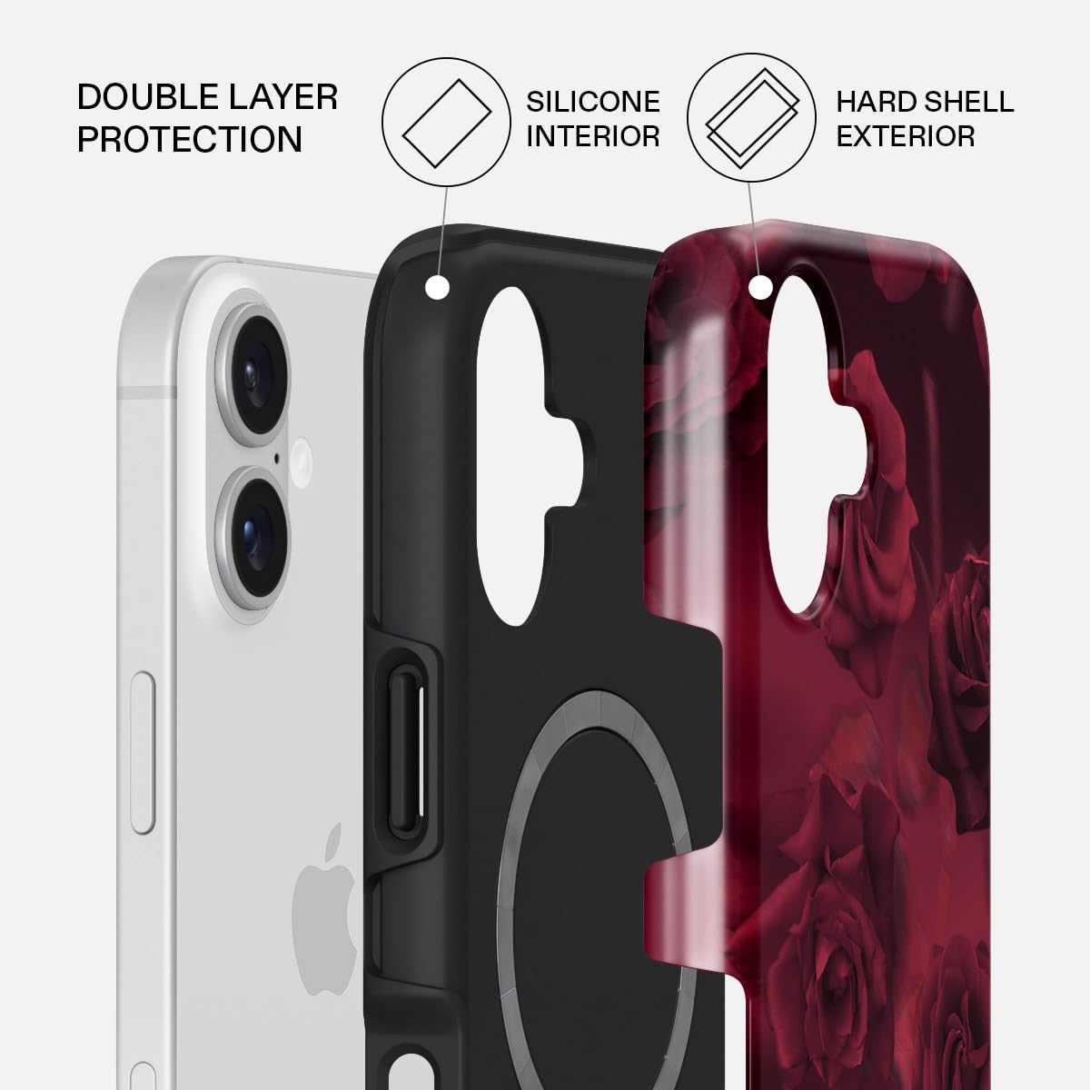 Amazon.co.jp: BURGA (バーガ) ユニセックス 携帯電話ケース iPhone 17
