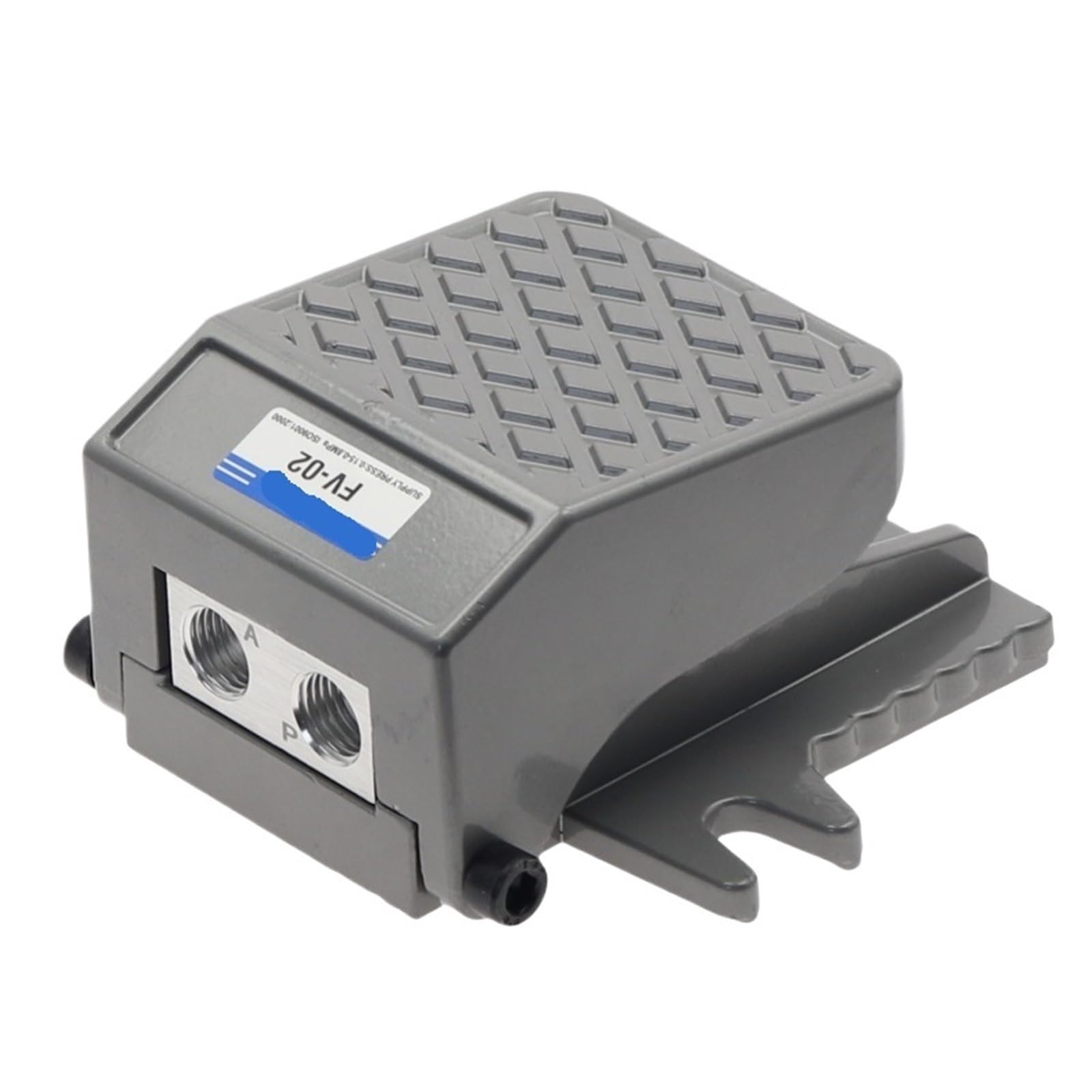 Legierung 1/4 Eins In Eins Out Luft Pneumatisches Pedalventil Fußschalter 2 Wege 2 Positionen FV-02 0,15~0,8 MPa 1 Stück(FV-02 PC4mm)